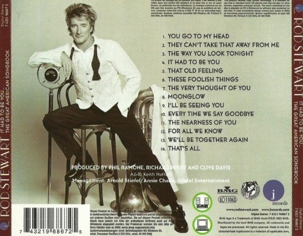 Rod Stewart : It Had To Be You... The Great American Songbook (CD, Album, Copy Prot.)