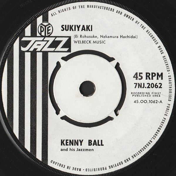 Kenny Ball And His Jazzmen : Sukiyaki (7", Single)