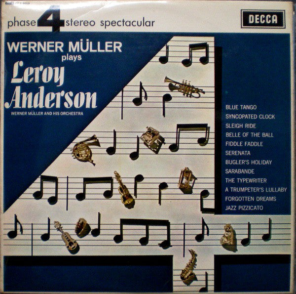 Werner Müller Plays Leroy Anderson : Werner Müller Plays Leroy Anderson (LP, Album)
