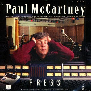 Paul McCartney : Press (7", Single)