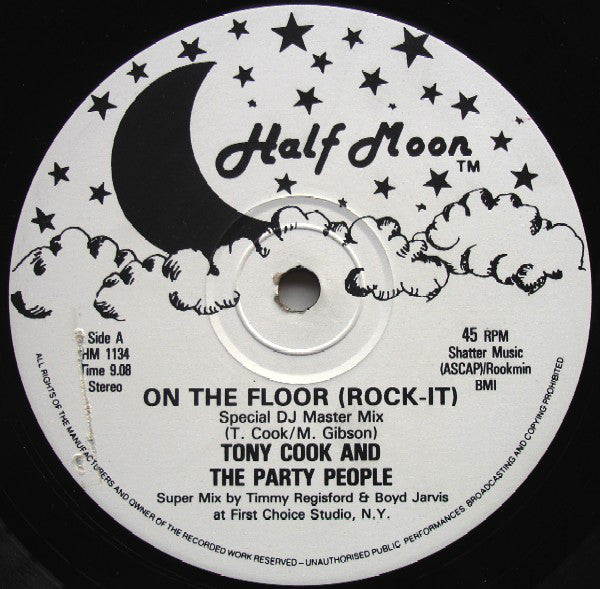 Tony Cook & The Party People : On The Floor (Rock-It) (12")