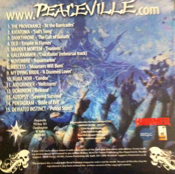 Various : Peaceville (Loud, Proud, Punk & Metal) (CD, Promo, Smplr)