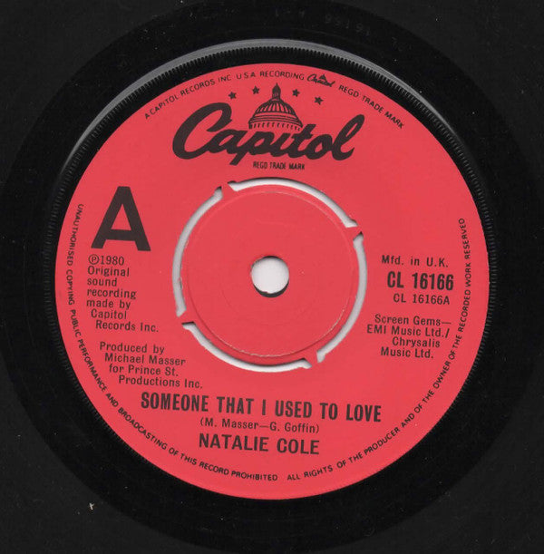 Natalie Cole : Someone That I Used To Love (7")