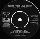 Francis Lai And His Orchestra : Theme From Love Story (7", Single)