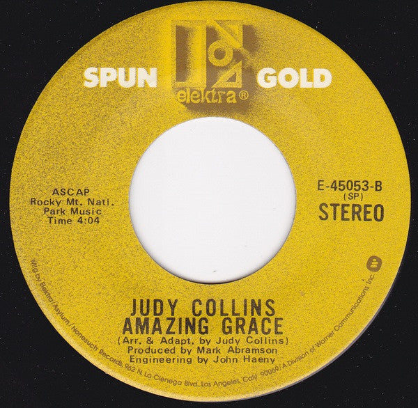 Judy Collins : Both Sides Now / Amazing Grace (7", Single)