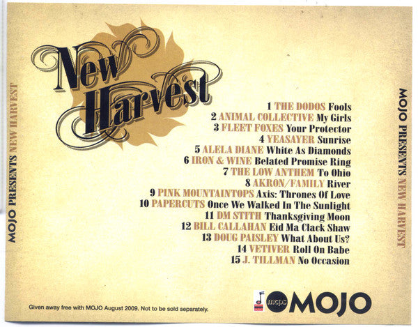 Various : New Harvest (A Compendium Of Modern North American Song) (CD, Comp)