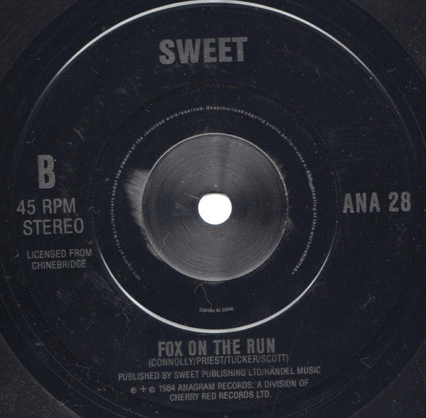 The Sweet : It's It's...The Sweet Mix (7", Single)