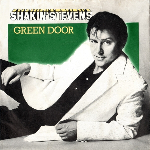 Shakin' Stevens : Green Door (7", Single, Blu)