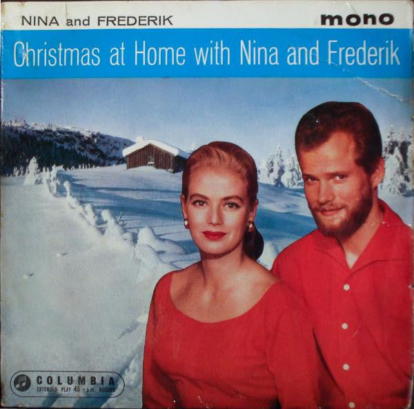 Nina & Frederik : Christmas At Home With Nina And Frederik (7", EP, Mono, RE)