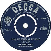 The Moody Blues : From The Bottom Of My Heart (I Love You) (7")