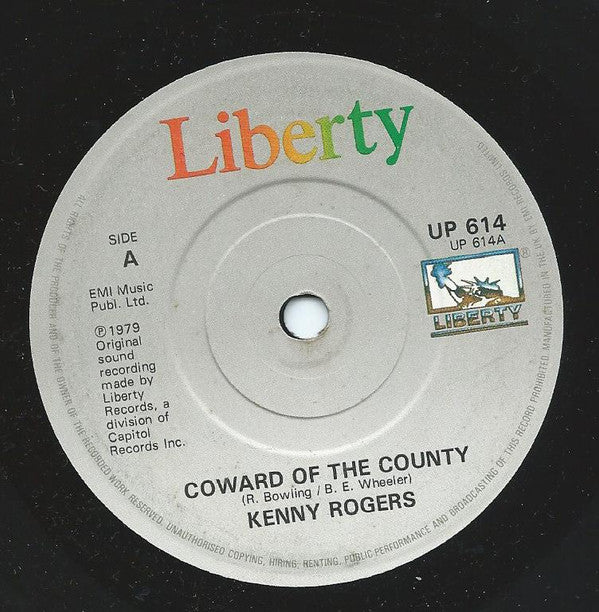 Kenny Rogers : Coward Of The County (7")