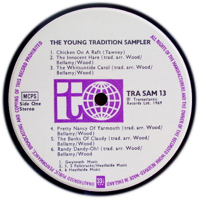 The Young Tradition : The Young Tradition Sampler (LP, Comp, Smplr)