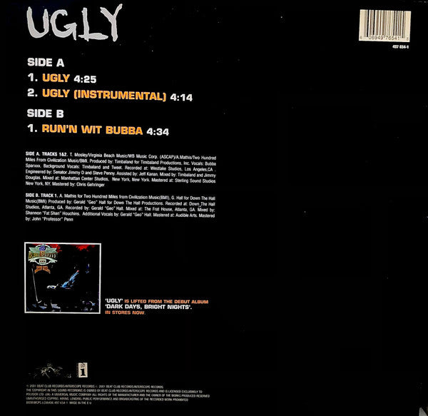 Bubba Sparxxx : Ugly (12")