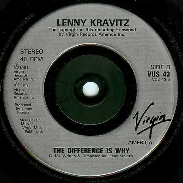 Lenny Kravitz : It Ain’t Over ’Til It’s Over (7", Single)
