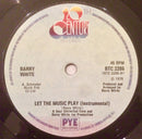 Barry White : Let The Music Play (7", Single, Sol)