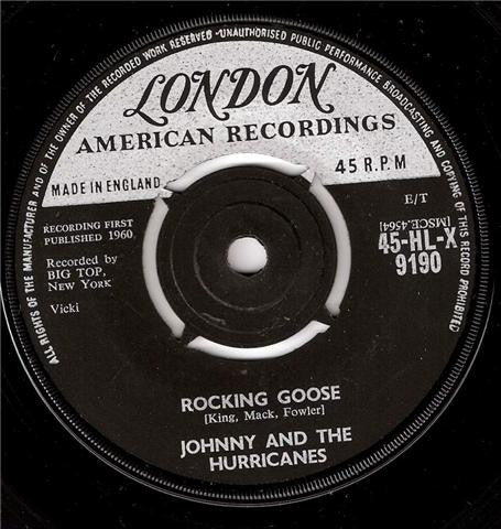 Johnny And The Hurricanes : Rocking Goose (7", Single, Bra)