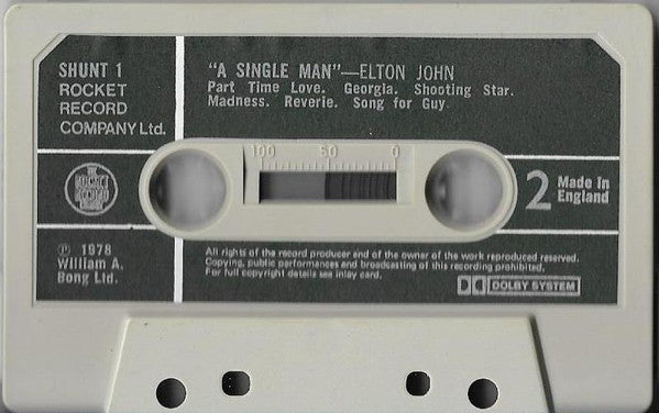 Elton John : A Single Man (Cass, Album)