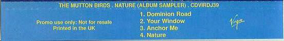 The Mutton Birds : Nature (Album Sampler) (CD, Promo, Smplr)