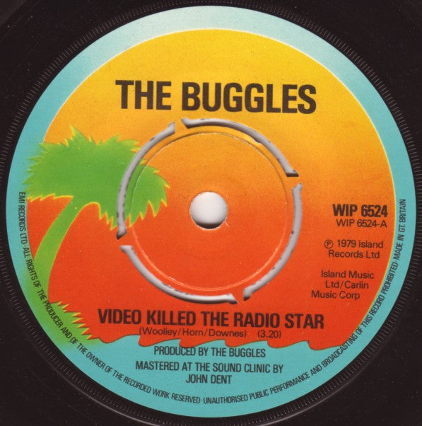 The Buggles : Video Killed The Radio Star (7", Single)