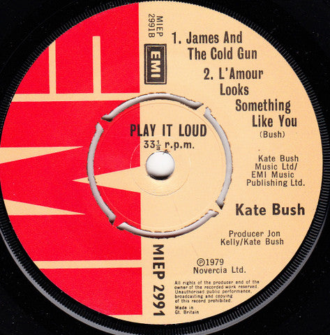 Kate Bush : On Stage (7", EP)