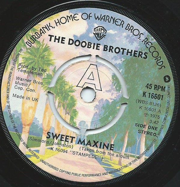 The Doobie Brothers : Sweet Maxine (7", Pus)