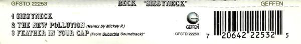 Beck : Sissyneck (CD, Single)