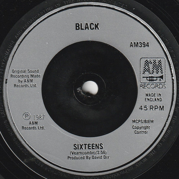Black (2) : Sweetest Smile (7", Single, Sil)