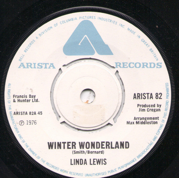 Linda Lewis : Winter Wonderland (7")