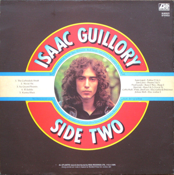Isaac Guillory : Isaac Guillory (LP, Album)