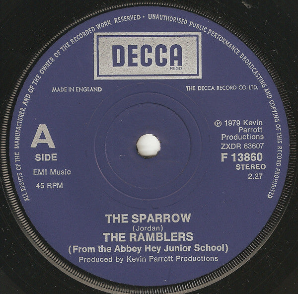 The Ramblers (From The Abbey Hey Junior School) : The Sparrow (7", Single)