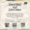 Daryl Hall & John Oates : She's Gone (7", EP)