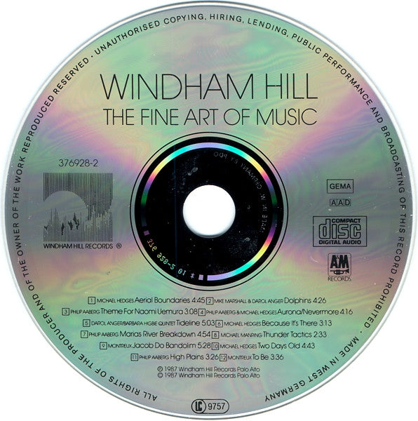 Various : Windham Hill 'The Fine Art Of Music' (CD, Comp)