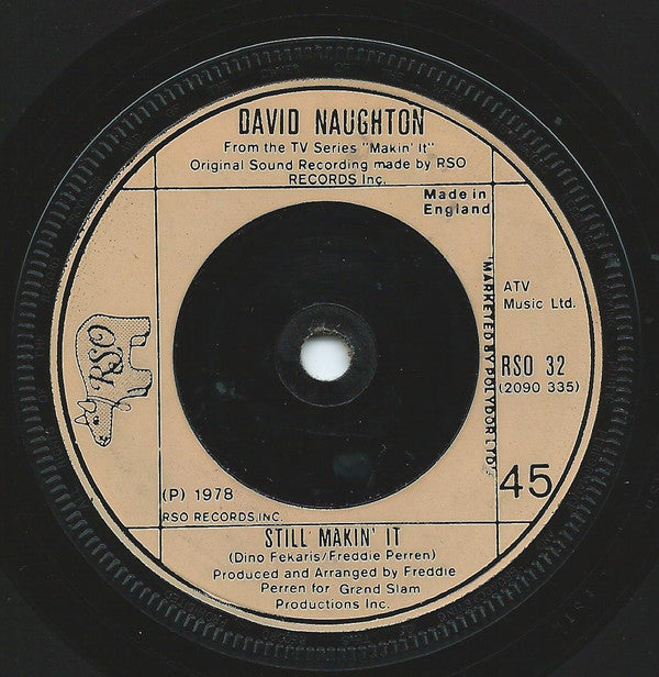 David Naughton : Makin' It (7", Single)