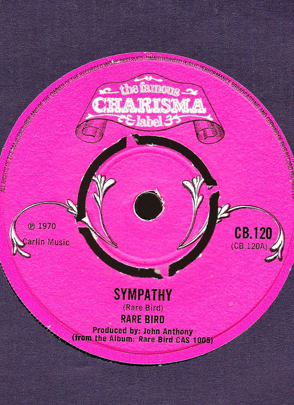 Rare Bird : Sympathy (7", Single, Pus)