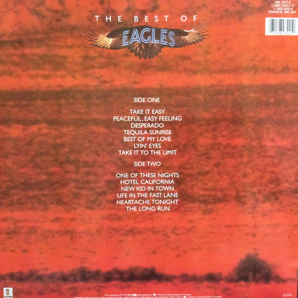 The Eagles* : The Best Of Eagles (LP, Comp, Bar)