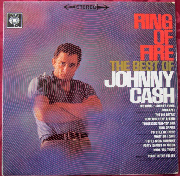 Johnny Cash : Ring Of Fire The Best Of Johnny Cash (LP, Comp)
