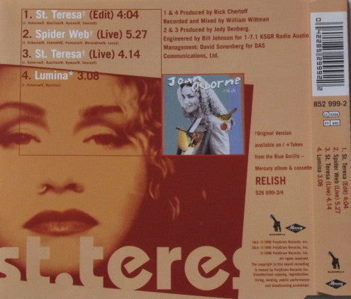 Joan Osborne : St. Teresa (CD, Single)