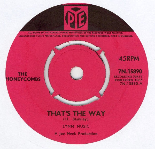 The Honeycombs : That's The Way  (7", Single, Pus)