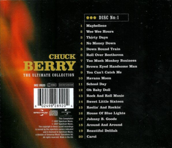 Chuck Berry : The Ultimate Collection (3xCD, Comp)