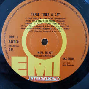 Meal Ticket (2) : Three Times A Day (LP, Album)