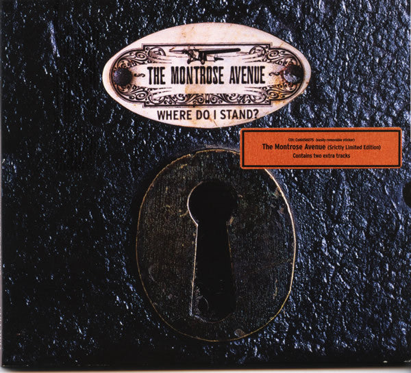 The Montrose Avenue : Where Do I Stand? (CD, Single, Ltd)
