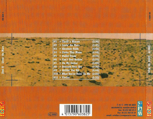 James Behringer : Livin' On Mars (CD, Album)
