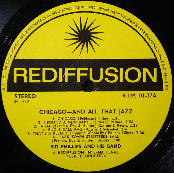 Sid Phillips Band : Chicago And All That Jazz (LP)