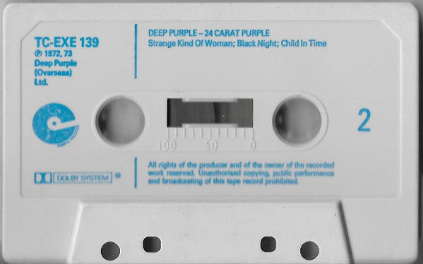 Deep Purple : 24 Carat Purple (Cass, Comp, RE, Gre)
