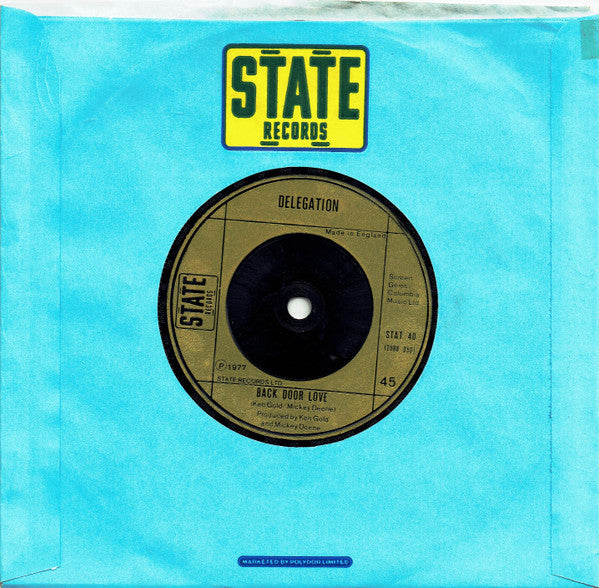 Delegation : Where Is The Love (We Used To Know) (7", Single)