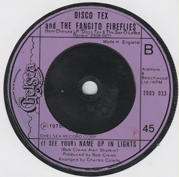 Disco Tex & His Sex-O-Lettes : Boogie Flap (7", Single)
