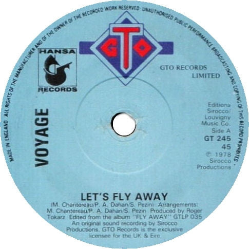 Voyage : Let's Fly Away (7")