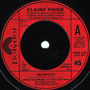 Elaine Paige : Memory (7", Single, Fre)