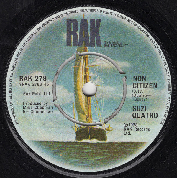 Suzi Quatro : The Race Is On (7", Single)