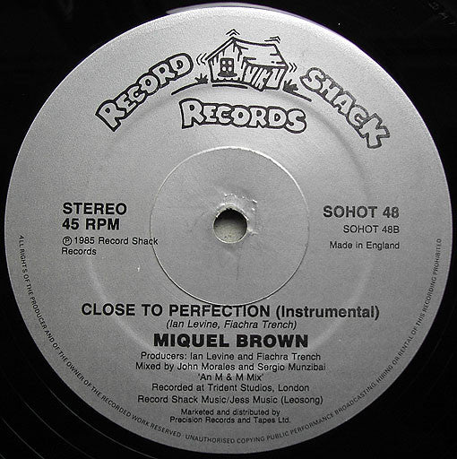 Miquel Brown : Close To Perfection (12", Single)
